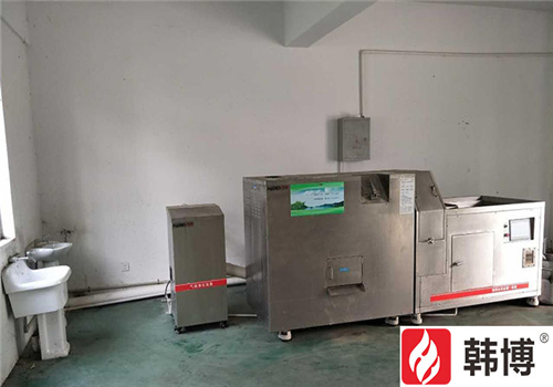 廚余垃圾處理設(shè)備案例，蘇州甪直博客產(chǎn)業(yè)園500KG廚余垃圾處理設(shè)備